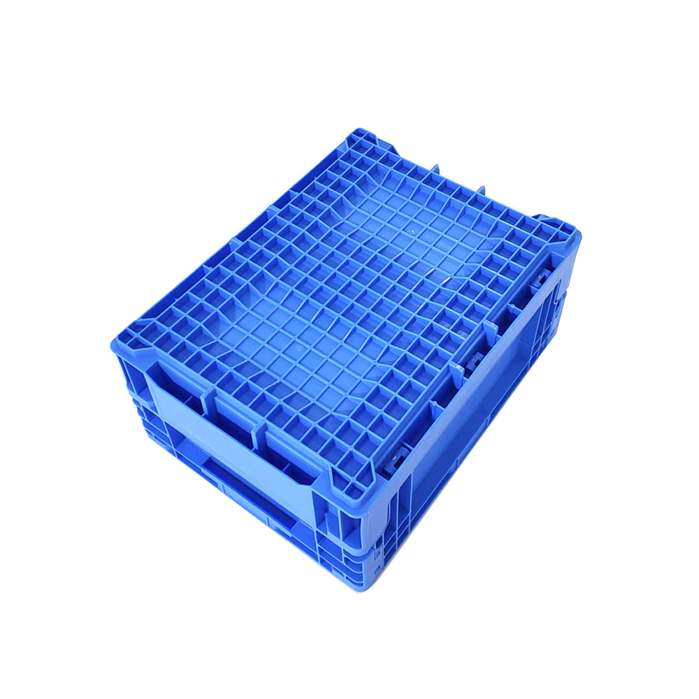 Small Industrial Warehouse Shipping Plastic Foldable Crate Customized Color Stackable