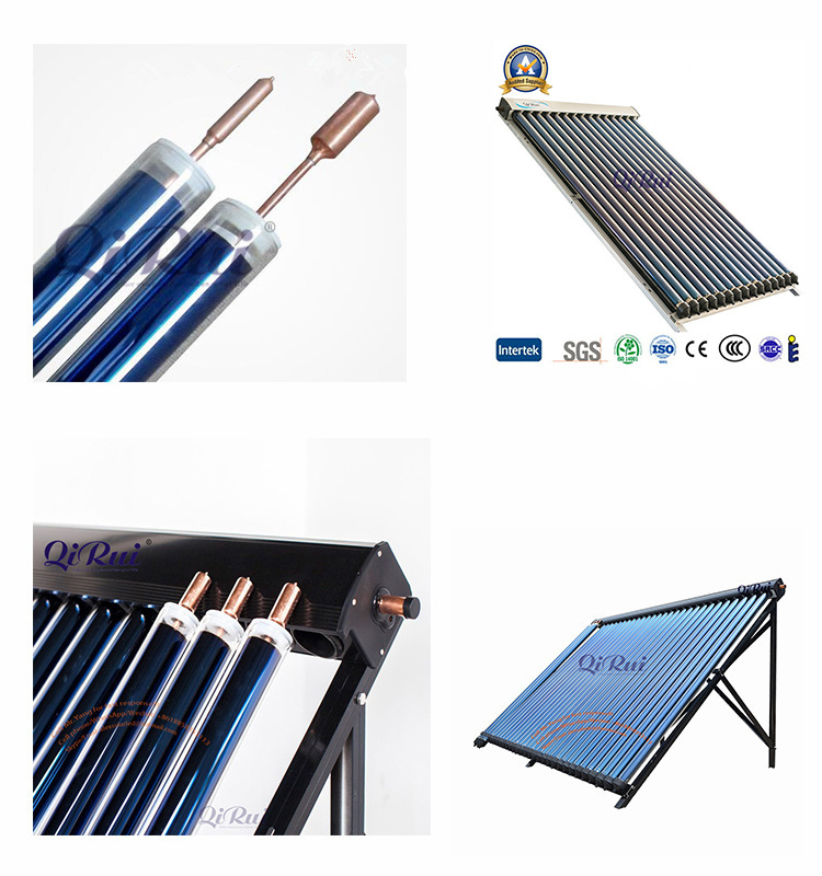 High Efficiency Antifreeze Vacuum Tube Heat Pipe Solar Collector with Solar Keymark for Solar Heating