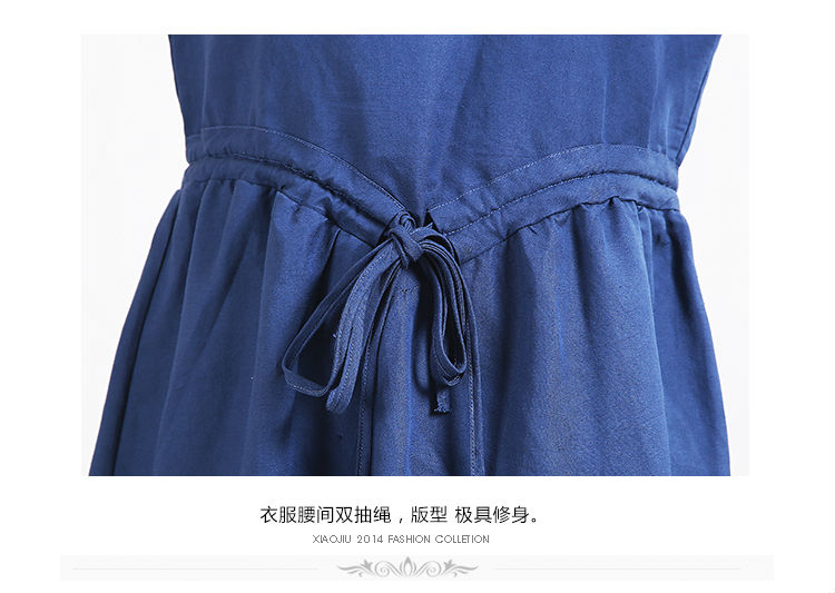 2015 Wholesale Linen short sleeve Long Dress Designs