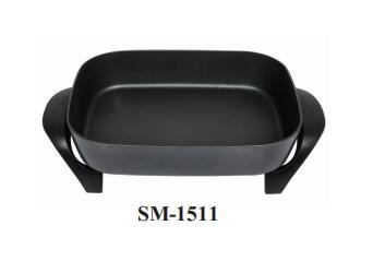 12 *15 Inch Small Electric Skillet , Deep Frying Pan With Glass Lid