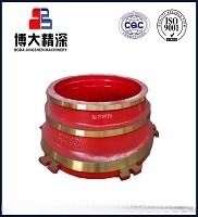 Design Mn18Cr2 Concave and Mantle for HP100 HP200 HP300 Stone Cone Crusher Spare Parts