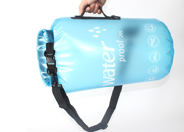 Floating 500D PVC Waterproof Dry Bag For Kayaking Custom Size