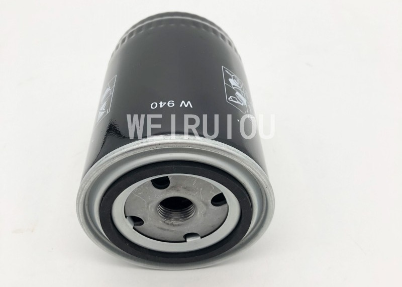 Screw Air Compressor Lube Oil Filter 21um Spin On Fuel Filter W940/1 W940