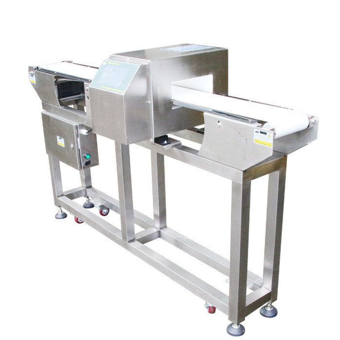 Full Stainless Steel Pharma Metal Detector Auto Conveying 400mm Tunnel Width