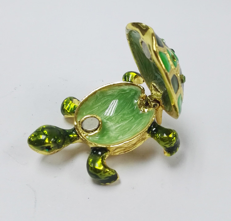 Mini Sea Turtle Trinket Box Decorative Storage Box for Jewelries mini Turtle trinket jewelry box