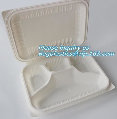 Meal Prep Containers Free Sample Bento Lunch Box Biodegradable Food Container Plastic Wheat Straw Lunch Box bagplastics