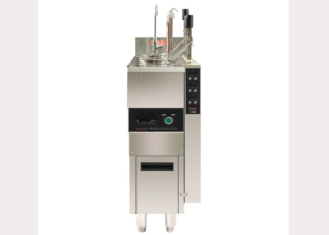 3 Baskets Commercial Kitchen Equipments , Electric Noodle & Pasta Cooker Dumplings Boiler Standing Type