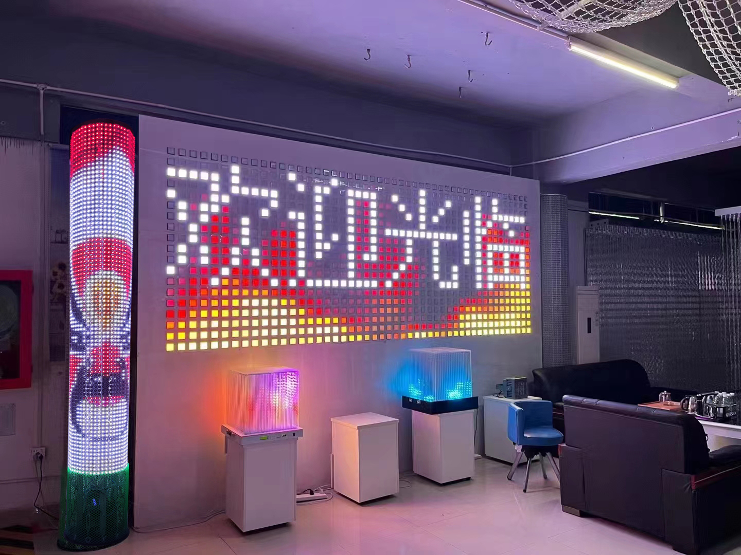 3D Mini Beam LED Pixel Light Transparent 8mm Pixel Pitch For Outdoor Decoration