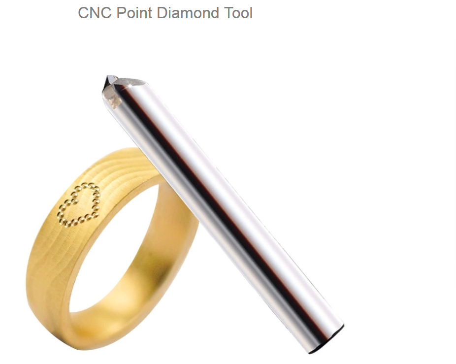 60mm Shank CVD ND Diamond Point Tool Milling Cutter