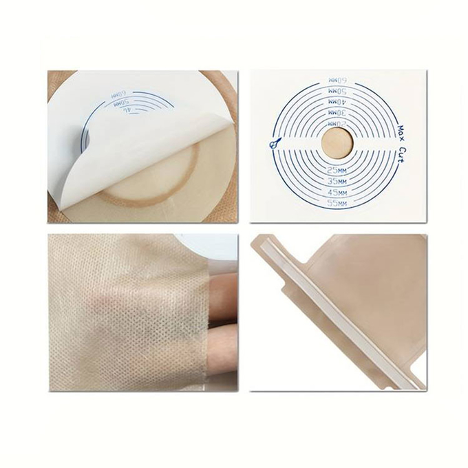 Stoma Bag Colostomy Transparent Cut One Piece Ostomy Colostomy Bag Stoma Bag Colostomy Manufacturer