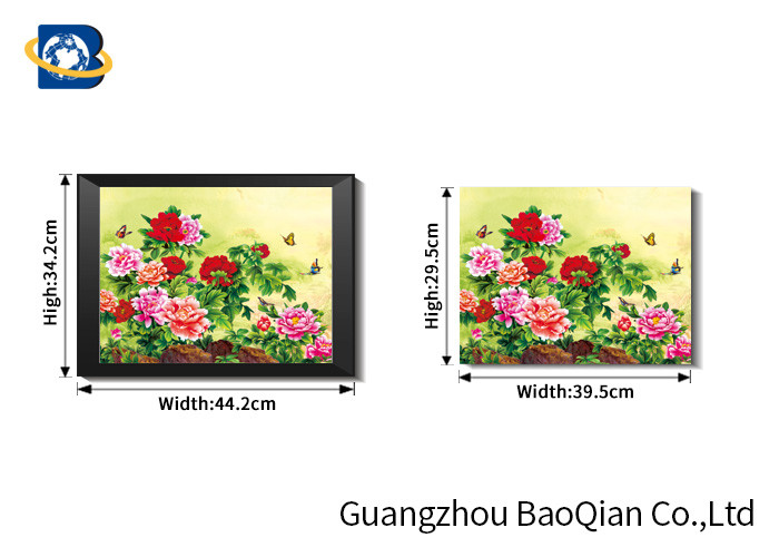 Beautiful Flower 3d Stereograph Printing , 3d Customized Printing Sevice