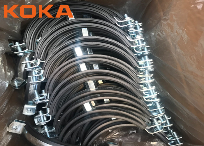 Electrical Zinc Rubber Line EPDM Pipe Clamps