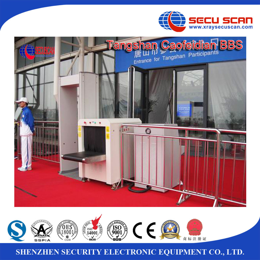 High Security X Ray Baggage Inspection System With Remote Workstation