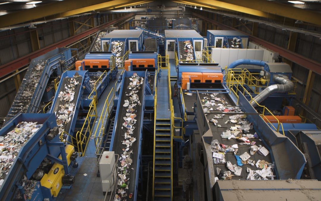 Domestic Garbage Sorting Line Treatment Solid Wet Waste Sorting Plant