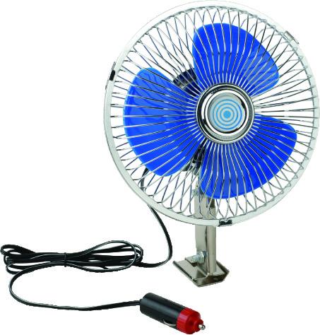 Quality 2 - Speed 6 Inch Electric Cooling Fans For Cars With Full Safety Metal Guard for sale