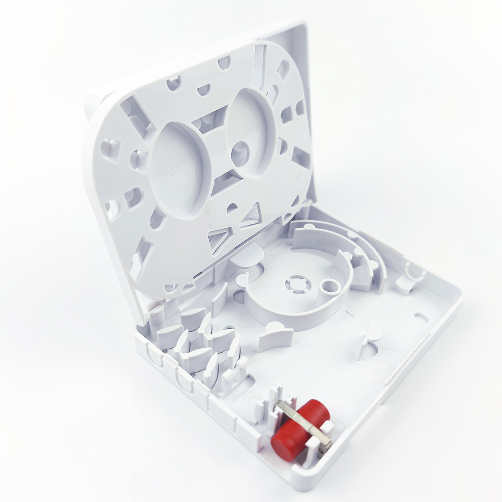 Direct 2 Cores UPC Fiber Optic Faceplate Socket Panel FC Plastic for Indoor Network