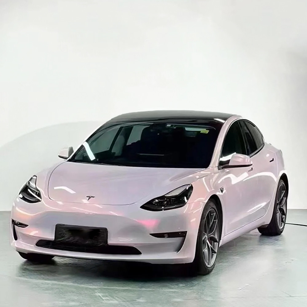 TPU Lambency Rose Violet Color Film Paint Protection Water Resistant Color Wrap Film