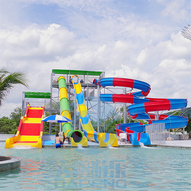 7.0m Height Large Commercial Water Slides Fiberglass Professional Water Slide