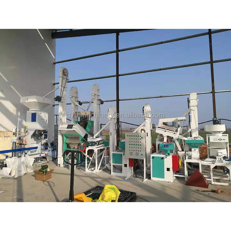 Automatic Diesel Engine Rice Milling Equipment for High Output and Rice Husk Peeling Line