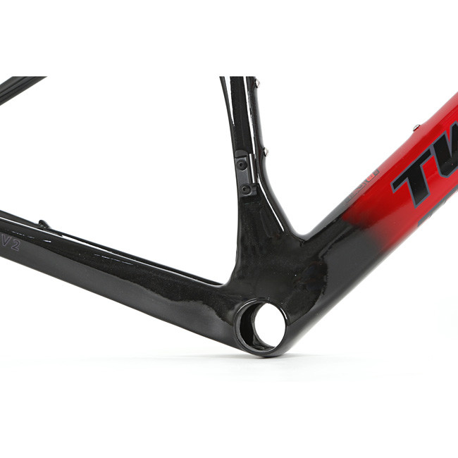700x40C Carbon Gravel Frameset , 48cm Bike Frame For Gravel Hybrid Cycle