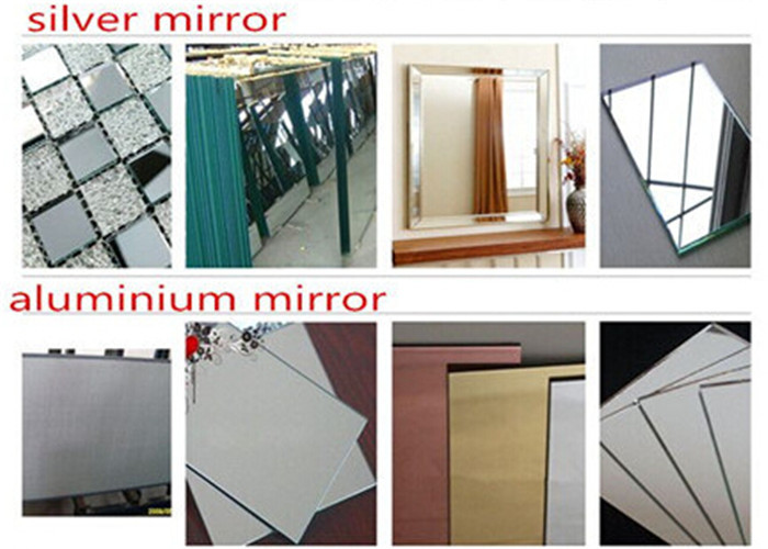 Cooper Free Silver Mirror Glass 2-10mm Thickness Customized Size