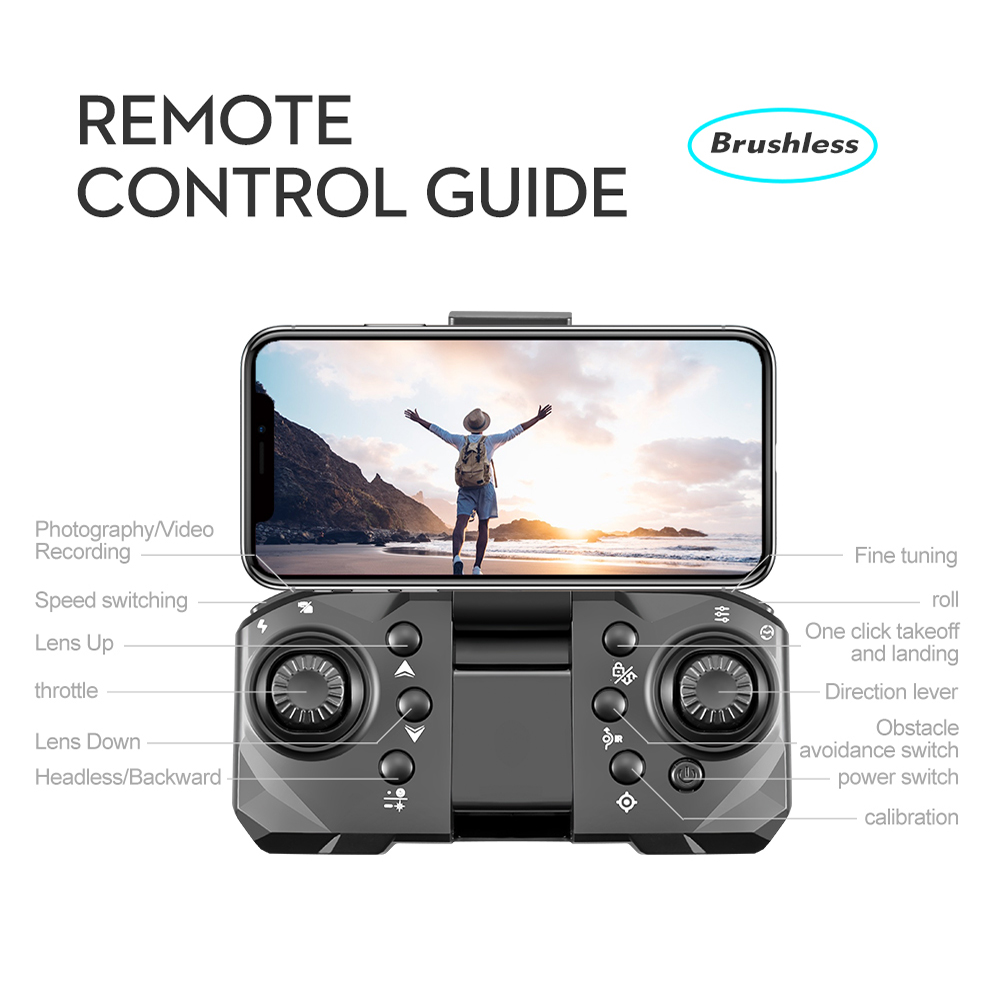 Hot S8s Drones 2.4G WiFi FPV 4K HD Camera Foldable RC Drone Quadcopter Performance Maximum Flight Time 10-20min