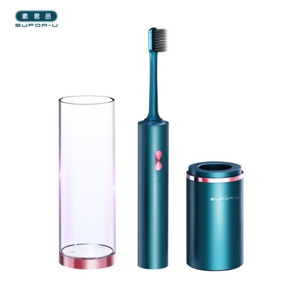 UV 360 Disinfection Cup Rechargeable Sonic Electric Toothbrush With Adult Brush
