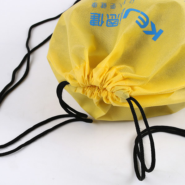 No-shrinking non woven string bag, black non woven drawstring bag, green earth gift backpack bag,promotional products