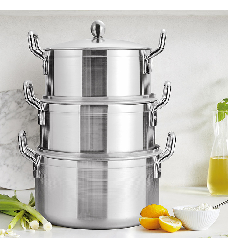 7 PCS Cookingware Set Cooking Pot Kitchen Ware Aluminum Cookware Set