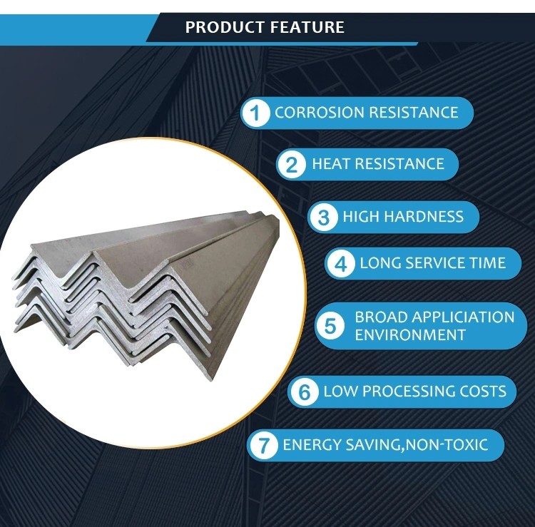 ASTM AISI Stainless Steel Angle Bar Hot Rolled SUS316 Corner Polished BA Embossed