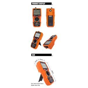 Overload Protection Handheld Digital Multimeter With T - RMS Wide Range And High