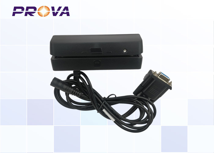 RS232 Msr Chip Card Reader Writer , 5V Magnetic Swipe Card Reader
