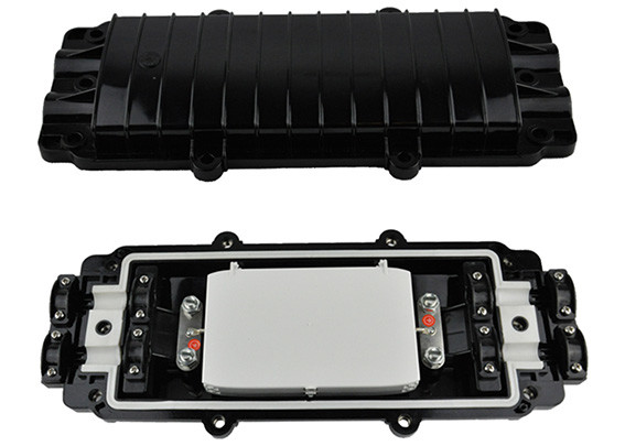 2in 2out 12fo 24fo Inline Type FOSC / Horizontal Splice Box Fiber Optic Joint Closure 96 Cores