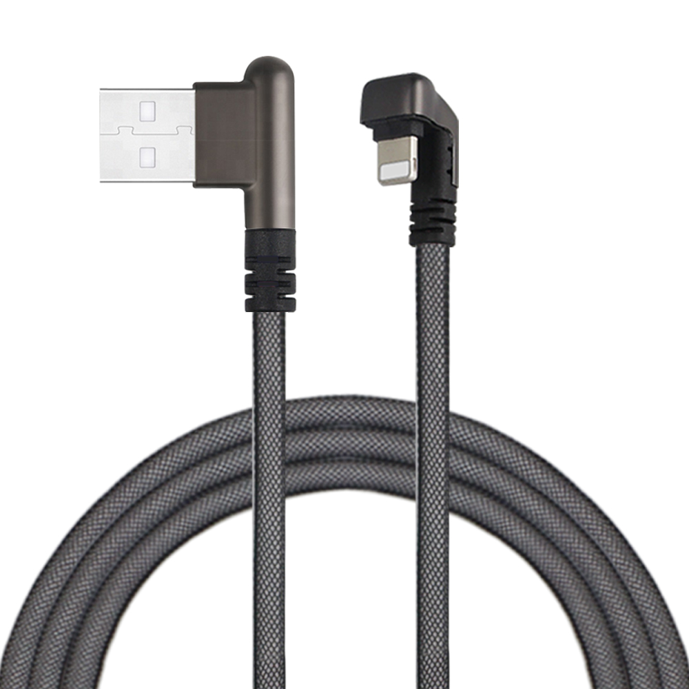 2.1A High Speed Fast Charging Data Transmission Cable For 5S Nylon Braided