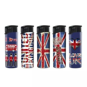 Customized Request Electric Cigarette Gas Lighters with Skull Design and