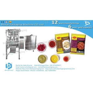How to automatically package orange juice pouch with 2000ml BSTV-450P