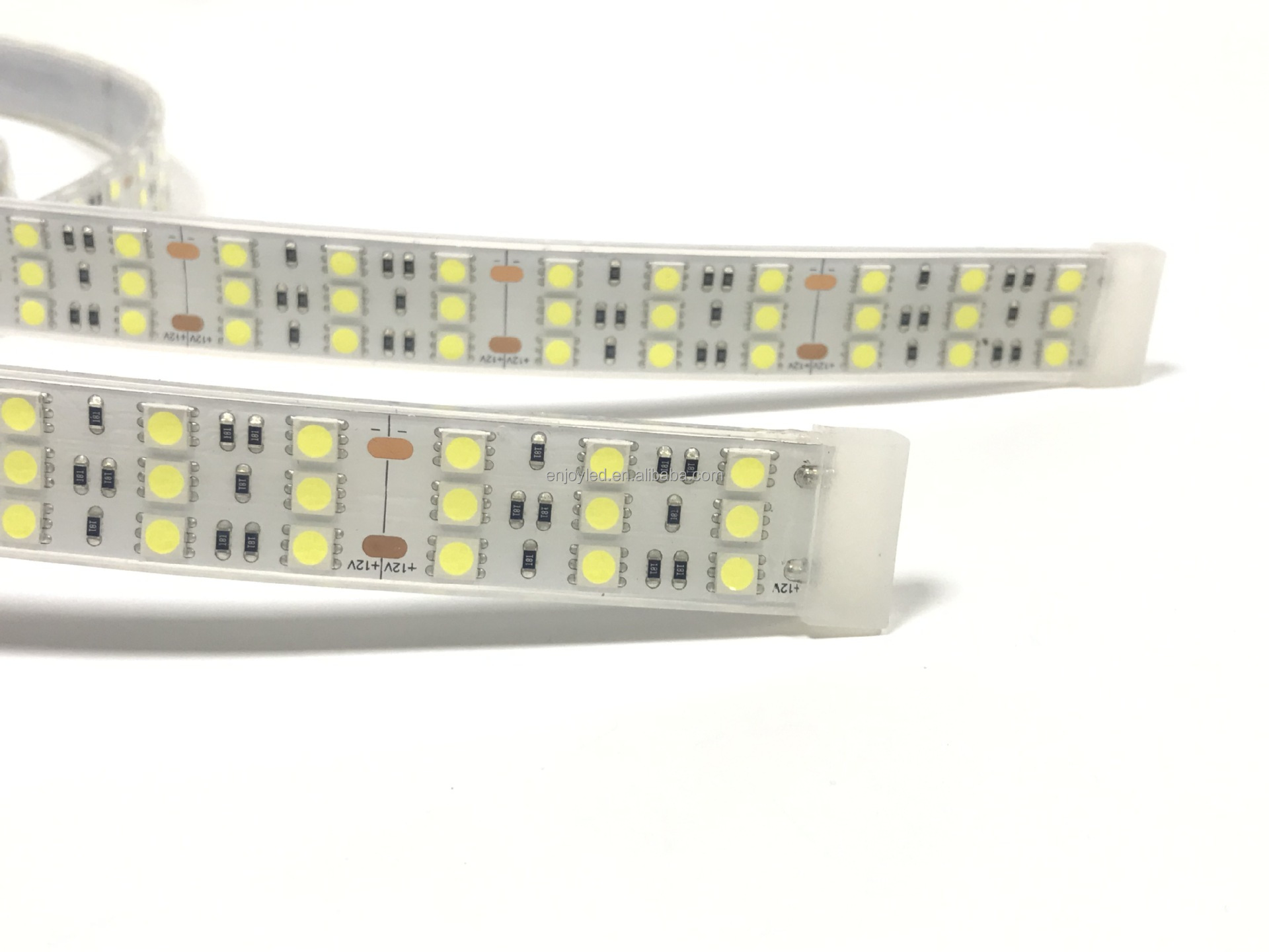 9000K 5050 12V Dimmable LED Strip Three Row 180 Lamps Led Tape