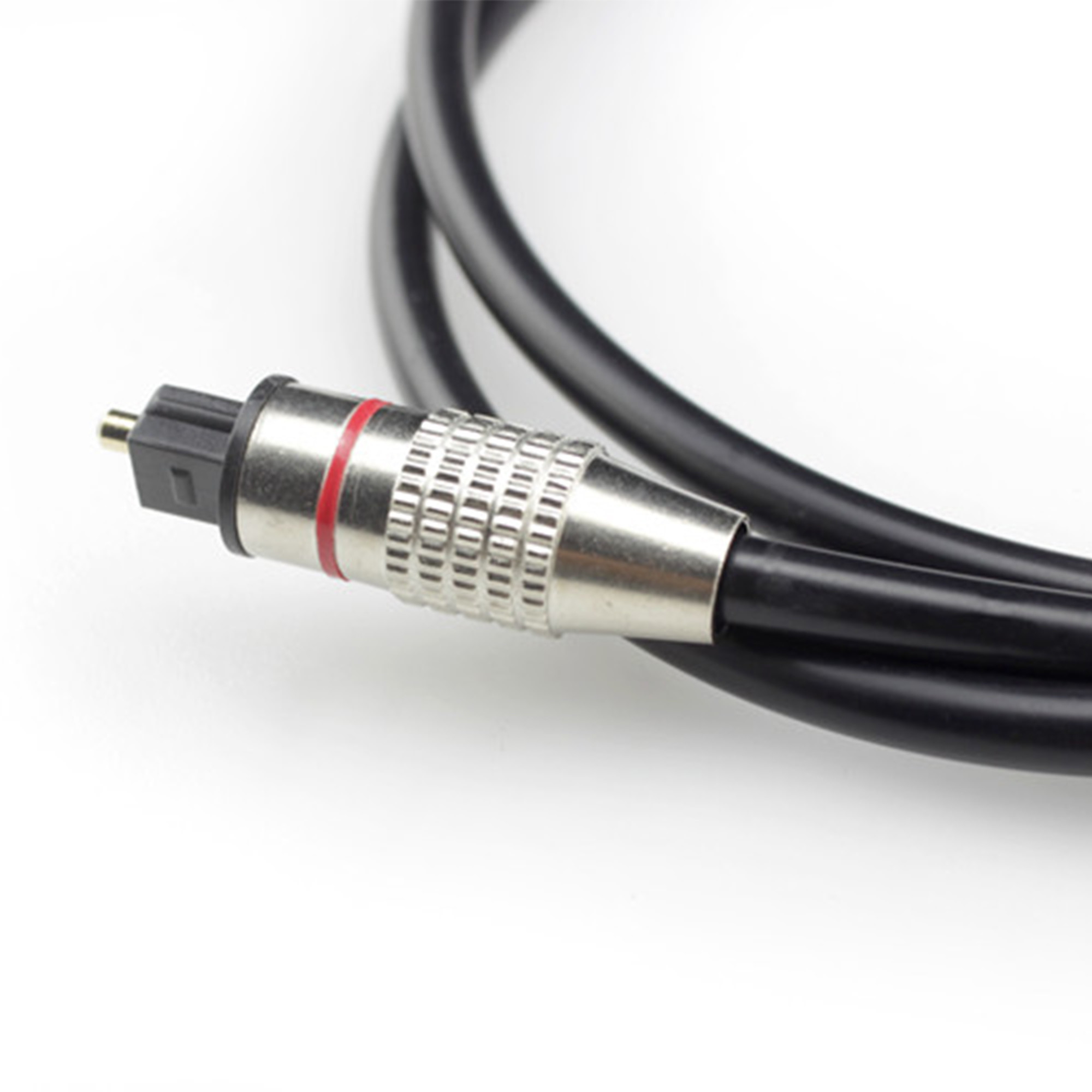 TOSLINK Digital Optical Audio Cable Plated Metal Shell Golden Connector For Home Theater CD player1M/2M/3M