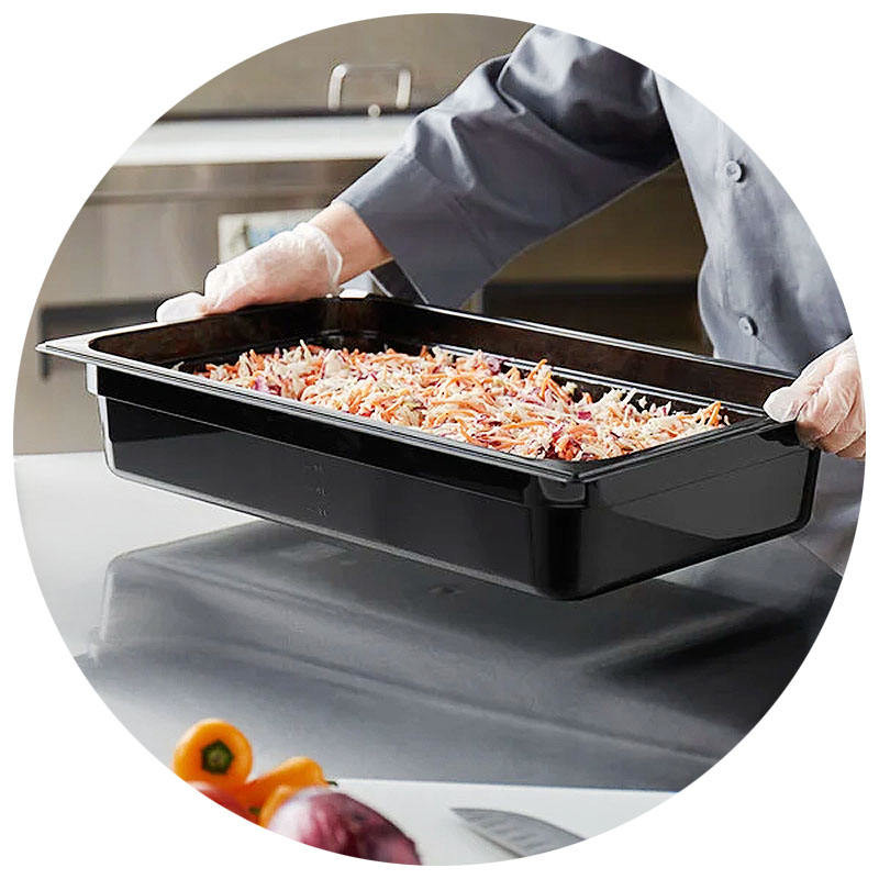 Custom Size Commercial Catering Equipment Hotel Restaurant Supplies Chafing Dish Plastic PC Gastronorm Container