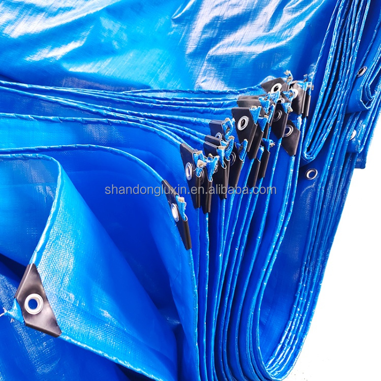 UV Treated Waterproof PE Tarpaulin Canvas Poly Tarp for Truck Trailer Cover Awning