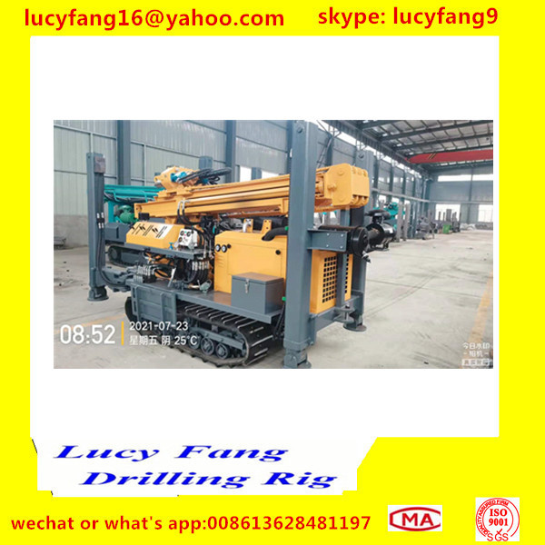 Hydraulic truck mounted water well drilling rig. 600m crawler type Borehole water well