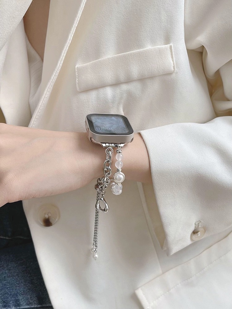 41mm Band Width Jewelry Stainless Steel iWatch Strap for Elegant and Female Smartwatch