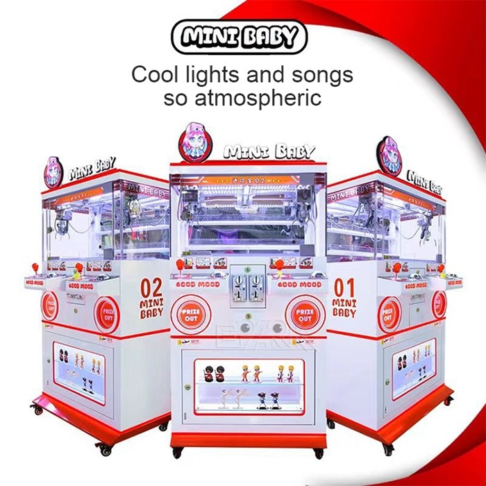 Coin Operated Mini Baby 2 People Hot Popular Arcade Game Claw Machine
