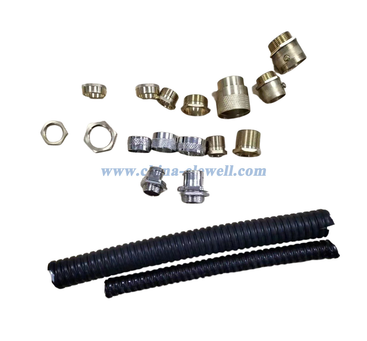 PVC Coated Gi Flexible Metal Corrugated Electrical Conduit Pipes Hoses White Black