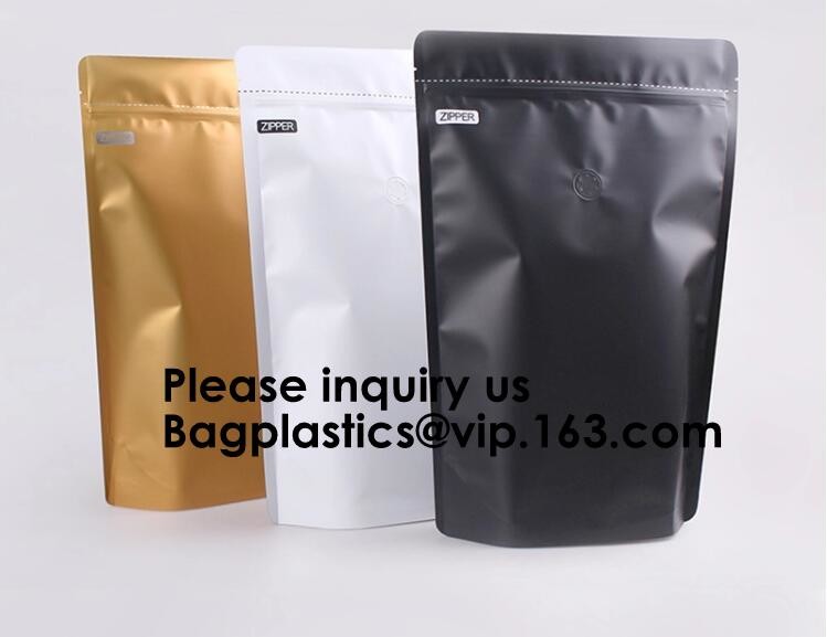 Semi-Clear Window Hang-Hole Stand-Up Zip lockk Pouch,Aluminum Packaging Bags Laser Zip lockk Stand up Resealable Pouches wit