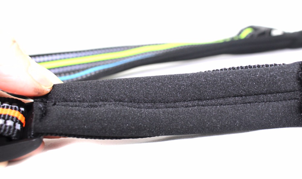 Adjustable Reflective Plain Nylon Webbing Neoprene Dog Collars For Safety
