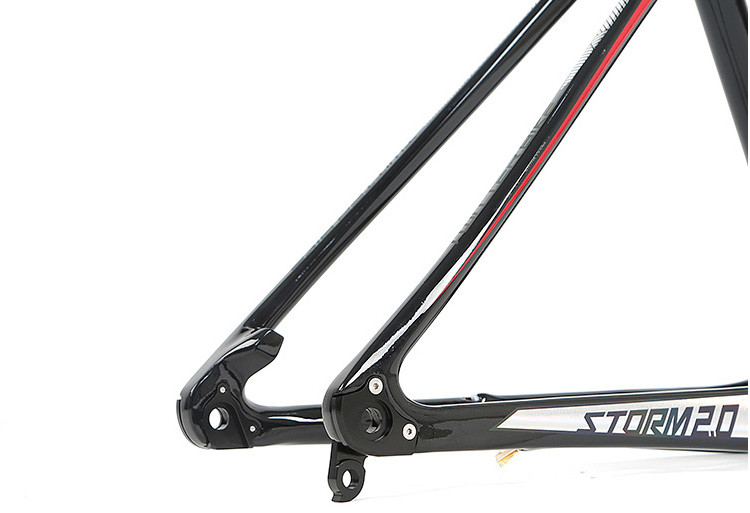 OEM Carbon Frame MTB 27.5 Full Suspension , Carbon Fiber Frameset With 142 Thru Axle