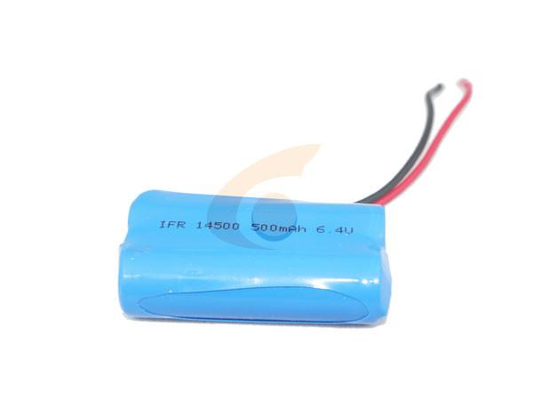 6.4V LiFePO4 Battery Pack 14500 500mAh For Decorative Lighting