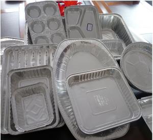  Food Aluminium Foil Container Tray With Lids Aluminium Roasting Pan Manufactures