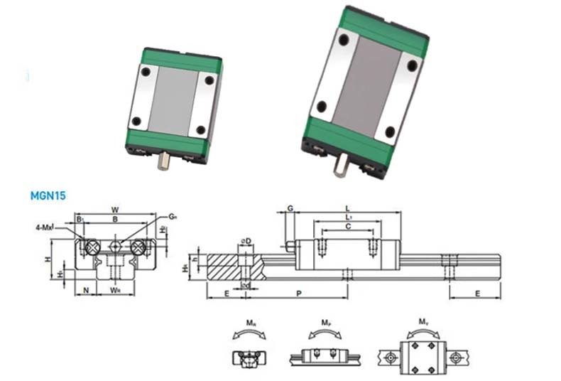 High Quality Linear Guide MGN9C Semiconductor Equipment Linear Guide